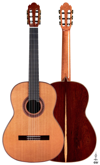 Portrait of German guitar maker Wolfgang Jellinghaus, smiling