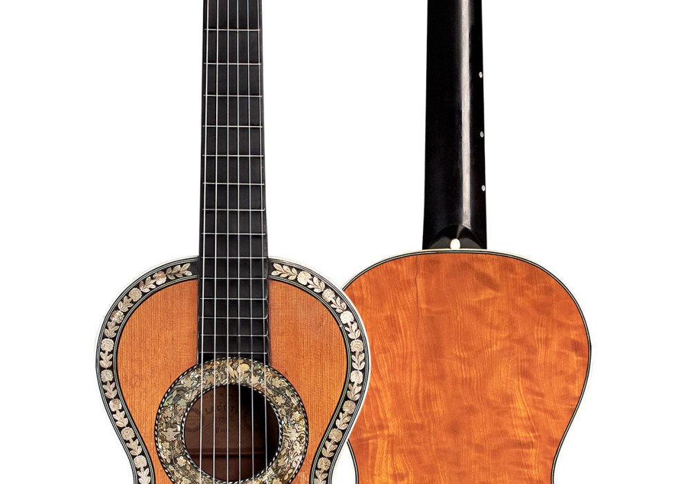 c. 1845-1875 French Romantic guitar “1844 Lacôte” SP/PW