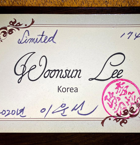 2020 Woonsun Lee "Limited" CD/CSAR