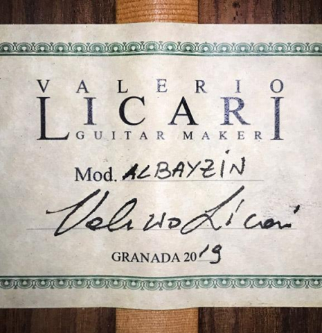 2019 Valerio Licari SP/IN