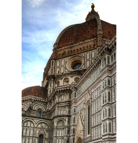The cathedral in Florence, Italy that inspired designs in a 2026 Valerio Licari "Lesna - REG Special Edition" classical guitar made of spruce and Indian rosewood