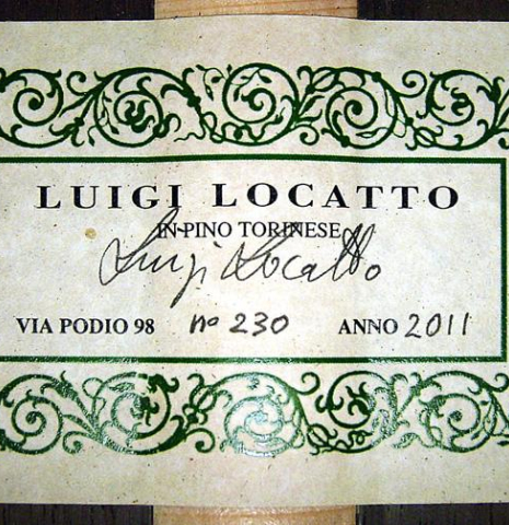 2011 Luigi Locatto SP/CSAR