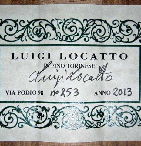 2013 Luigi Locatto "Simplicio" SP/SW