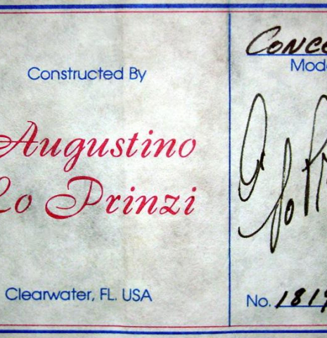 1995 Augustino Lo Prinzi "Concert" SP/IN