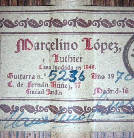 1970 Marcelino Lopez SP/CSAR