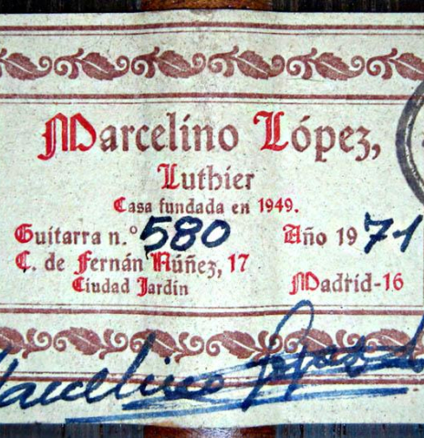 1971 Marcelino Lopez SP/CSAR