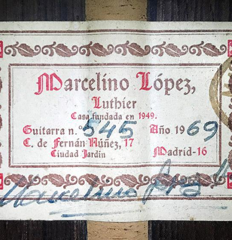 1969 Marcelino Lopez SP/CSAR