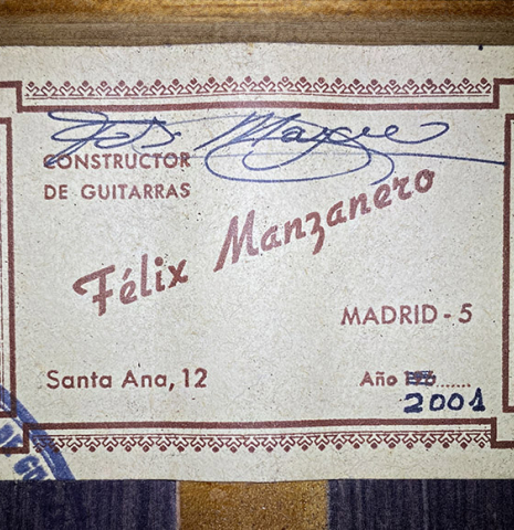 2001 Felix Manzanero SP/IN