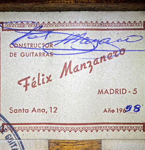 1998 Felix Manzanero SP/MP