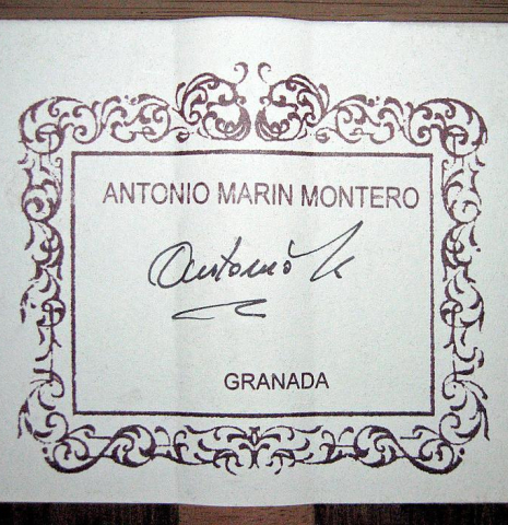 2005 Antonio Marin Montero SP/CSAR