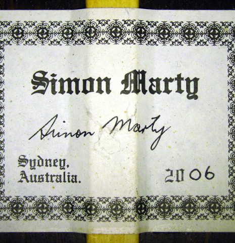 2006 Simon Marty CD/CSAR