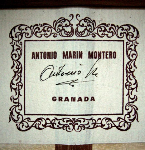 1999 Antonio Marin Montero SP/MP