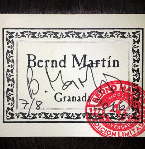 2016 Bernd Martin "40th Anniversary" SP/CSAR