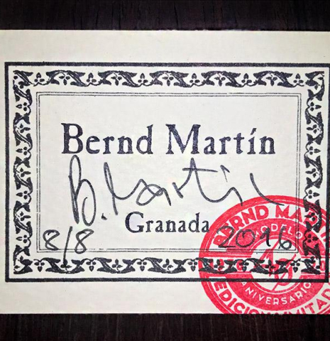 2016 Bernd Martin "40th Anniversary" SP/CSAR