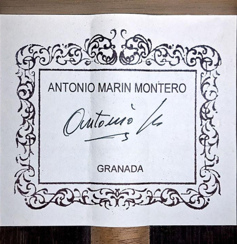 2006 Antonio Marin Montero SP/CSAR