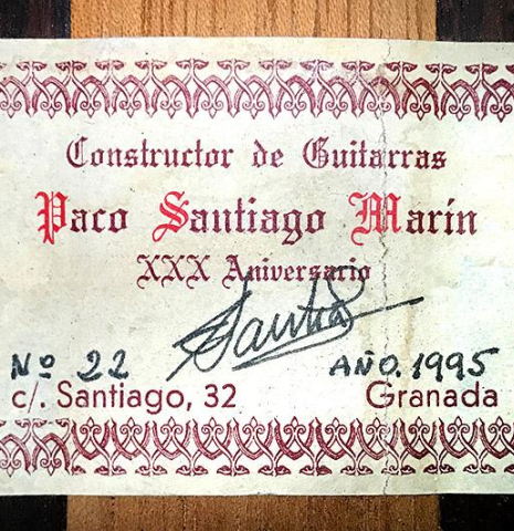 1995 Paco Santiago Marin SP/CSAR