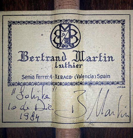 1984 Bertrand Martin SP/CSAR