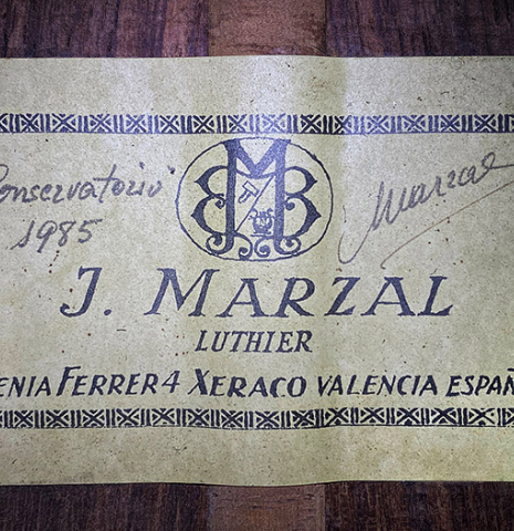 1985 Jesus Marzal "Conservatorio" CD/IN