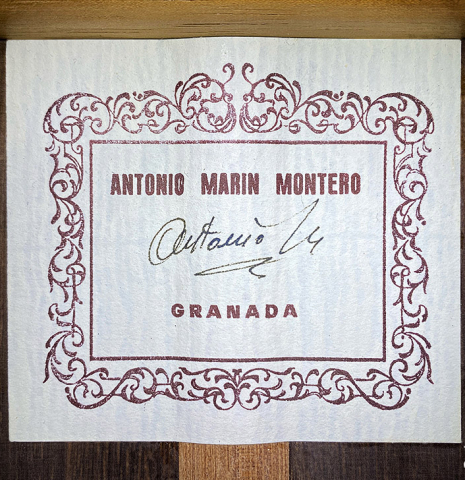 2001 Antonio Marin Montero SP/CSAR