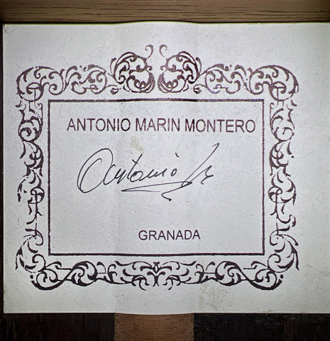 2006 Antonio Marin Montero SP/CSAR