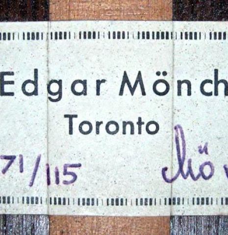 1971 Edgar Monch SP/CSAR