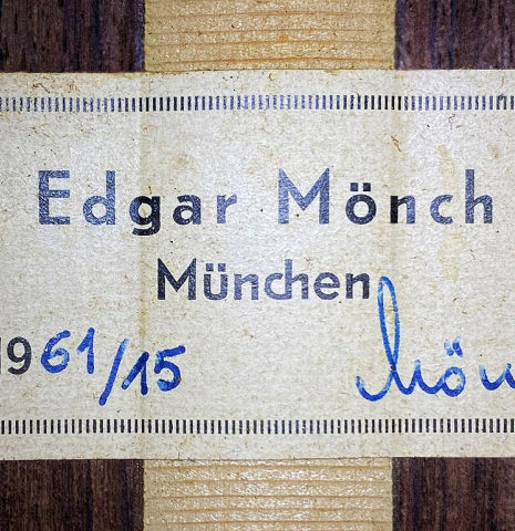 1961 Edgar Monch SP/IN
