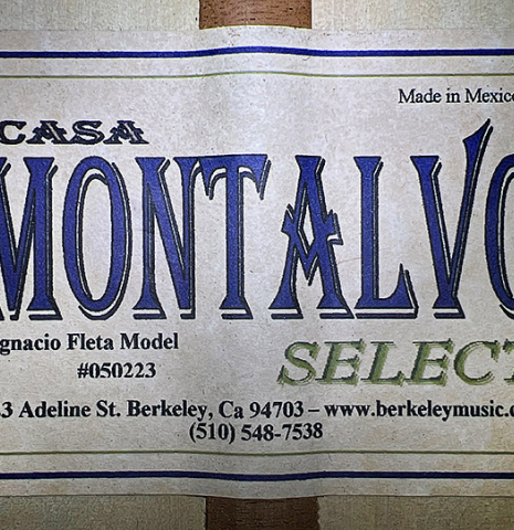 20XX Casa Montalvo “Fleta” SP/CY