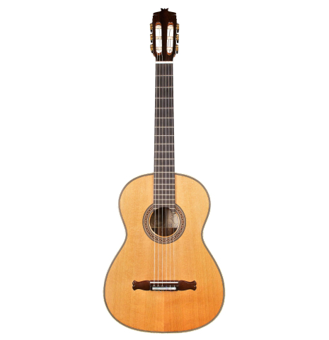 This is the top of a 2002 Rafael Moreno Rodriguez "Sueno" classical guitar made with cedar and CSA rosewood