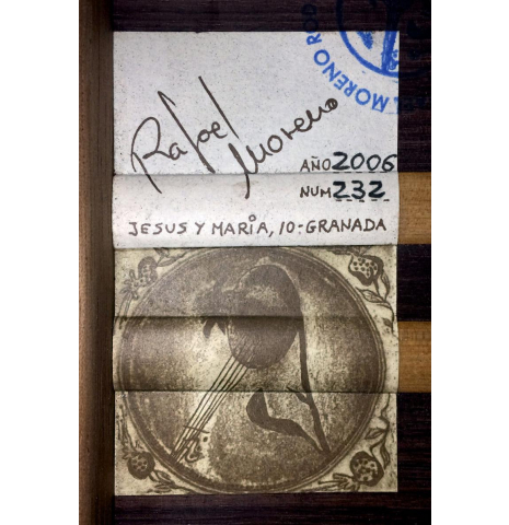 2006 Rafael Moreno Rodriguez SP/IN (ex Vicente Coves)