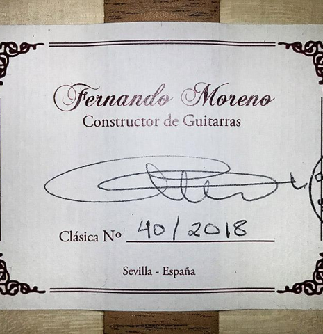 2018 Fernando Moreno SP/MP
