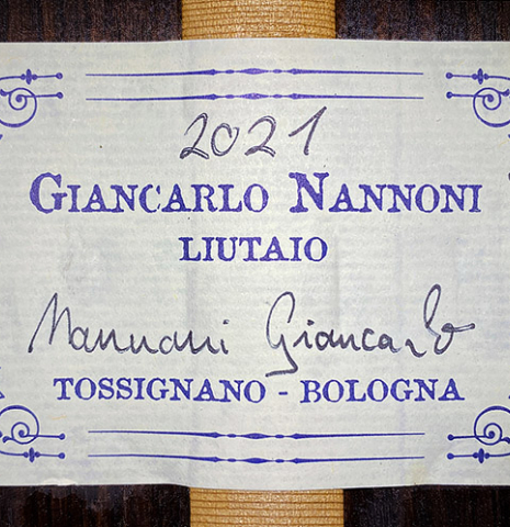 2021 Giancarlo Nannoni SP/IN