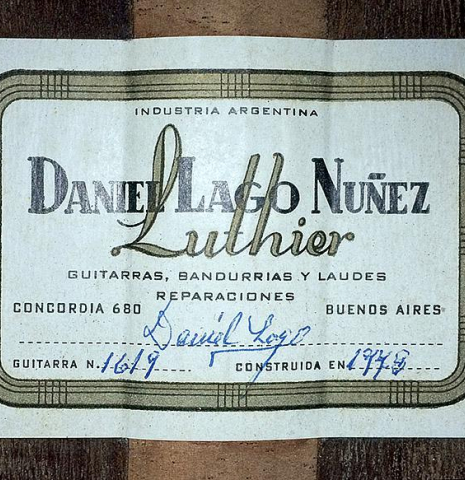 1948 Daniel Lago Nunez SP/HM