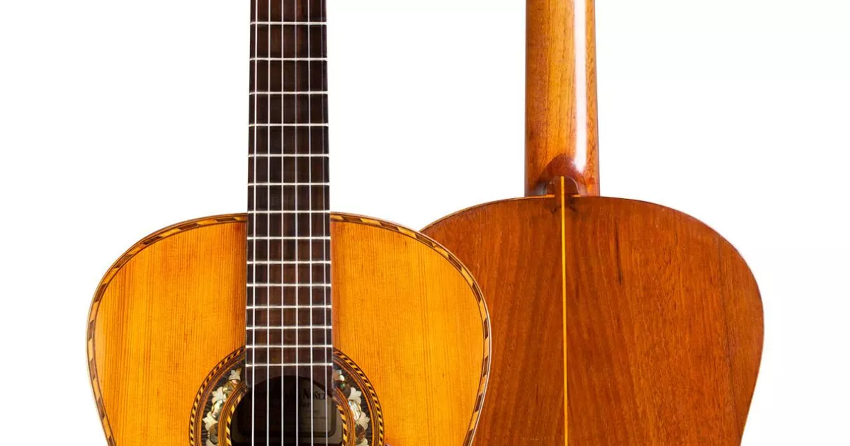 c. 1890 Francisco Nunez SP/WN Guitar | GSI