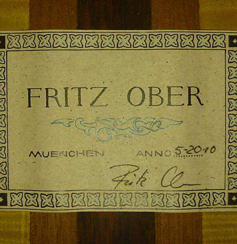 2010 Fritz Ober SP/MP