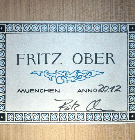 2012 Fritz Ober "La Leona" SP/CY