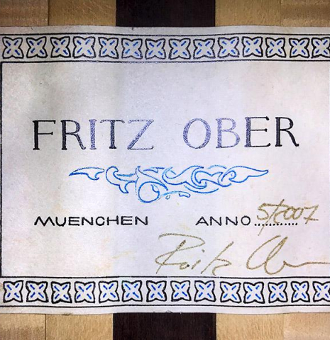 2007 Fritz Ober SP/MP