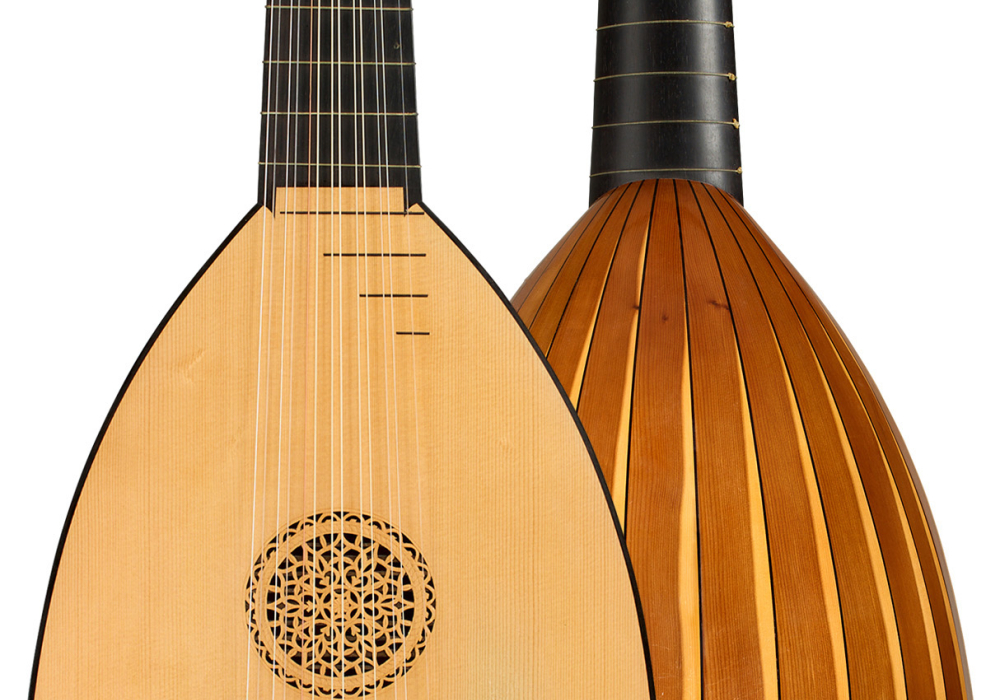 1988 Fritz Ober "7-Course Renaissance Lute" SP/YW