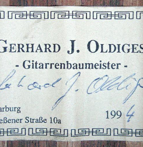1994 Gerhard Oldiges "Torres" SP/CSAR