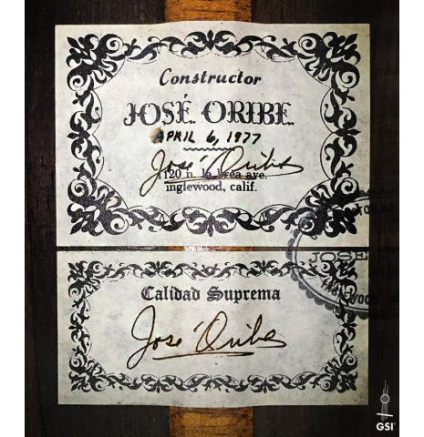 1977 Jose Oribe "Calidad Suprema" CD/CSAR
