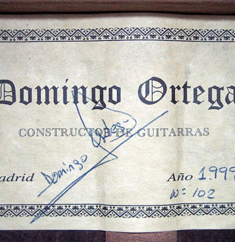 1999 Domingo Ortega SP/CSAR