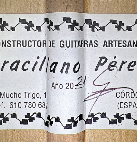 2021 Graciliano Perez SP/CY (ex Gianvito Pulzone)