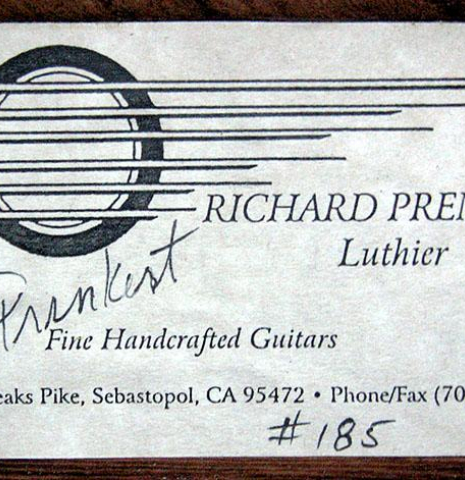 1999 Richard Prenkert CD/CSAR