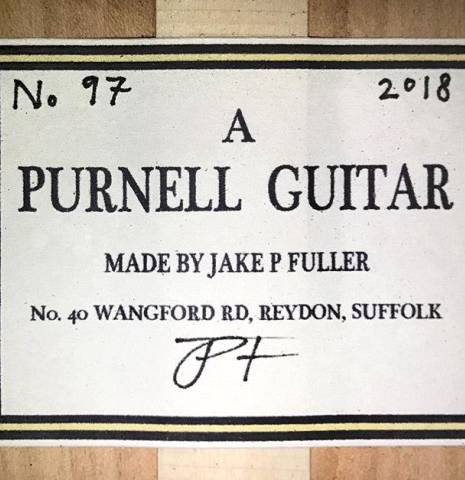 2018 Jake Fuller "Purnell" SP/CH