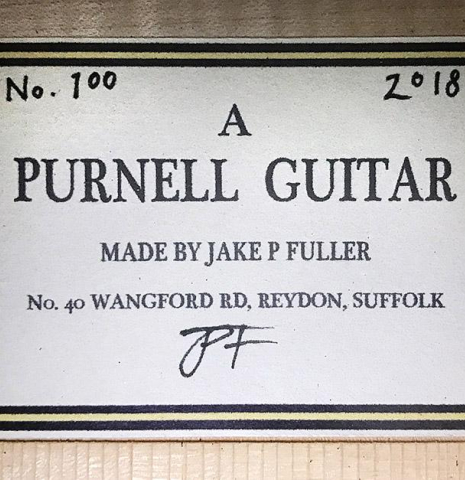 2018 Jake Fuller "Purnell" SP/MP