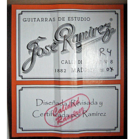 2007 Jose Ramirez "R4" CD/IN