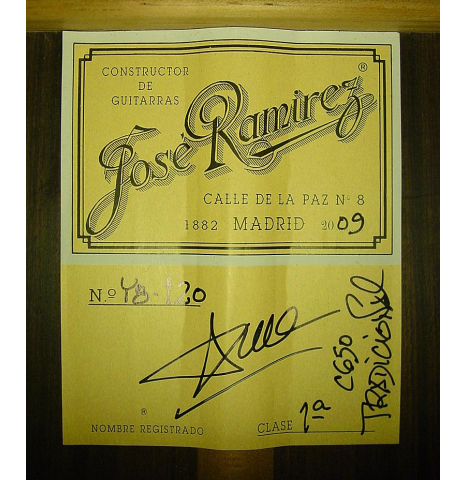 2009 Jose Ramirez "1a" CD/IN