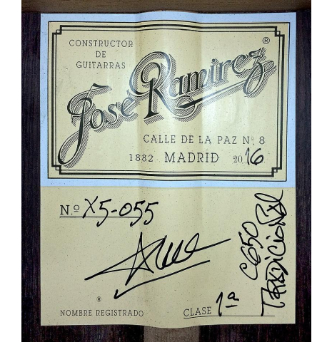 2016 Jose Ramirez "1a C650" CD/IN