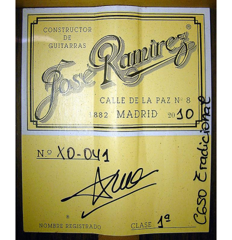 2010 Jose Ramirez "1a" CD/IN