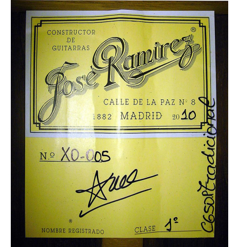 2010 Jose Ramirez "1a" CD/CSAR