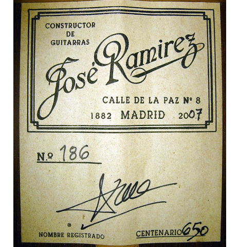 2007 Jose Ramirez "Centenario" CD/CSAR